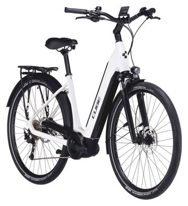 Vélo de Ville Électrique Cube Supreme Sport Hybrid One 500 Easy Entry Shimano Alivio/Altus 9V 500 Wh 700 mm Blanc