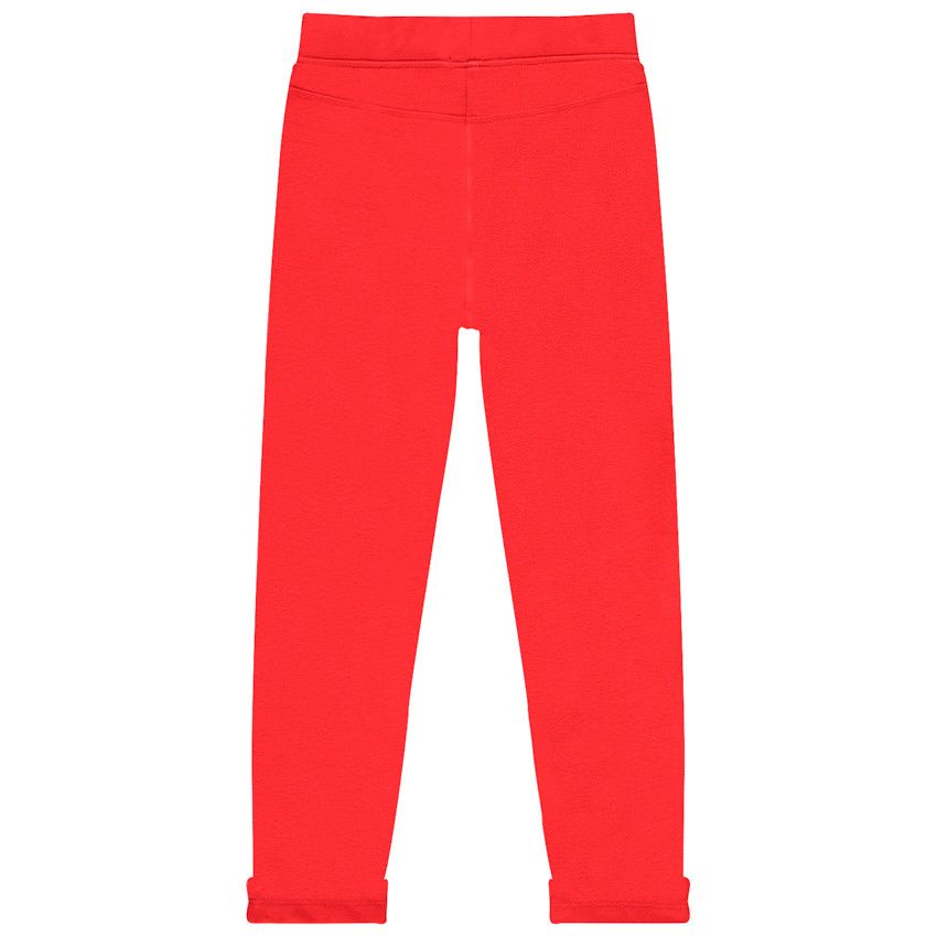 Jegging uni pour enfant fille - Rouge