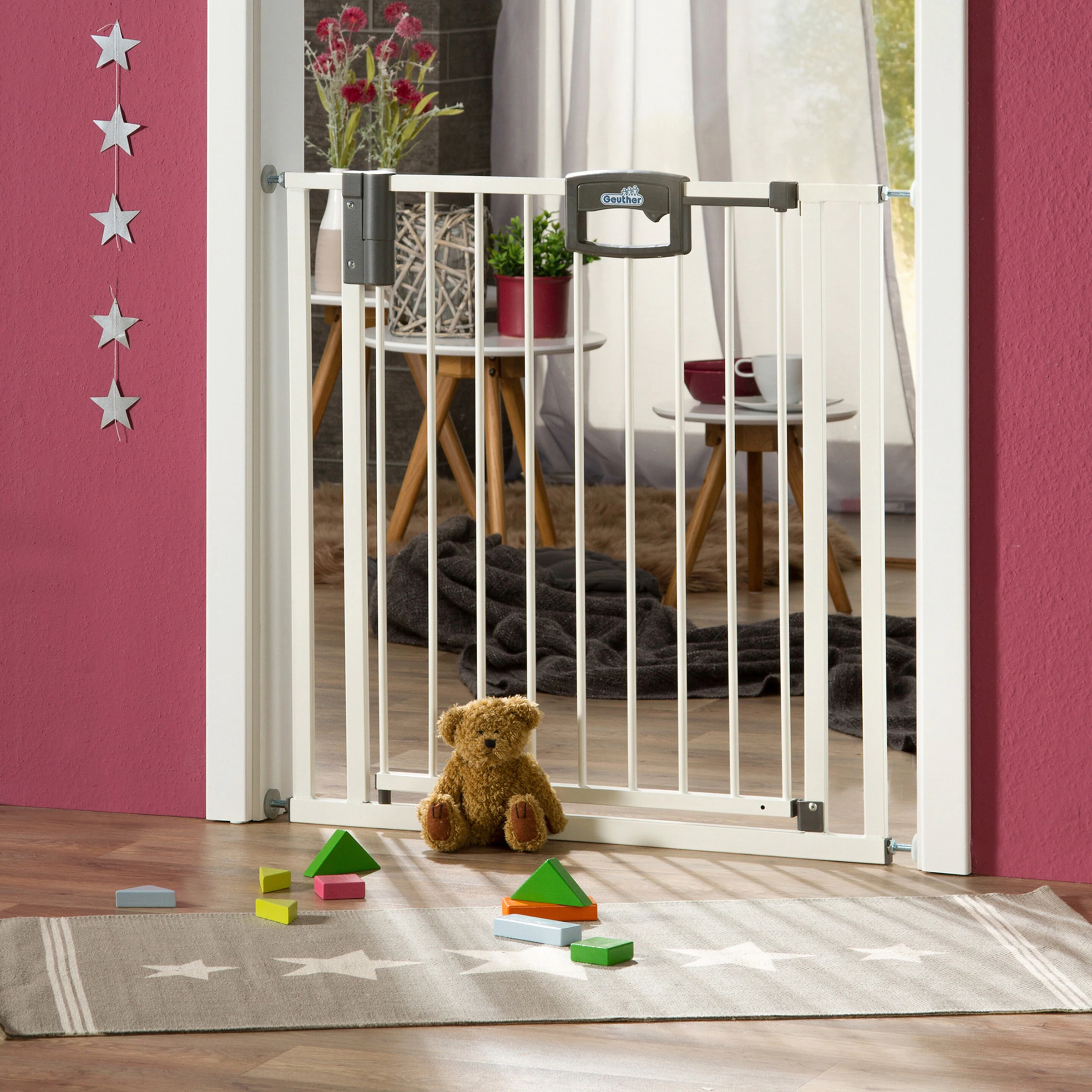 Geuther Türschutzgitter Easylock Plus 80,5-88,5 cm