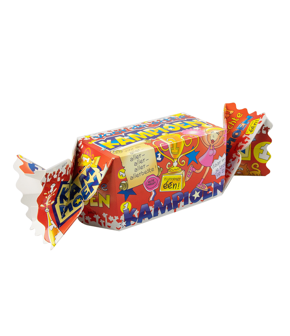 Geschenkdoosje Kampioen 26cm