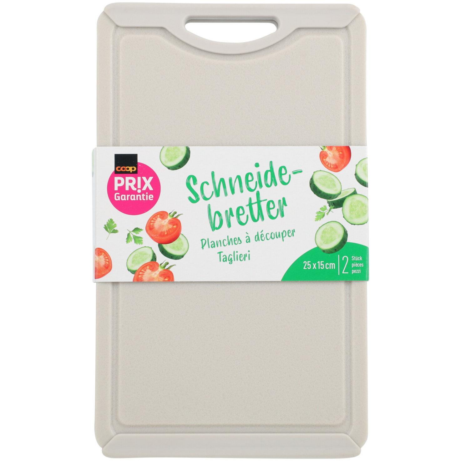 Prix Garantie Schneidbrett 25x15cm 2 Stück