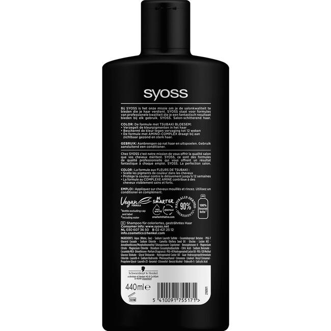 Syoss Color Shampoo 440 ML