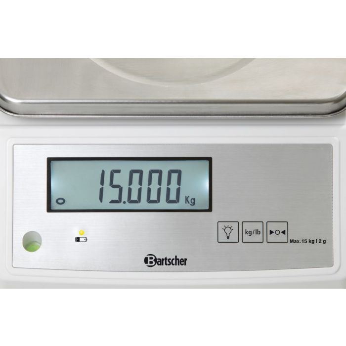 Bartscher Küchenwaage, 15kg, 2g