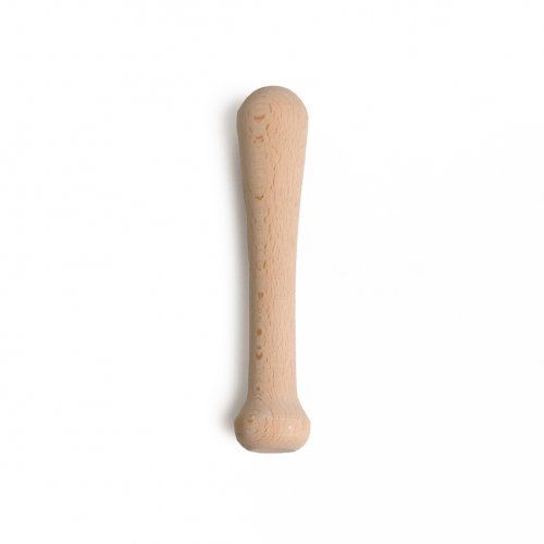 Stamper, onbehandeld beukenhout, 15 cm