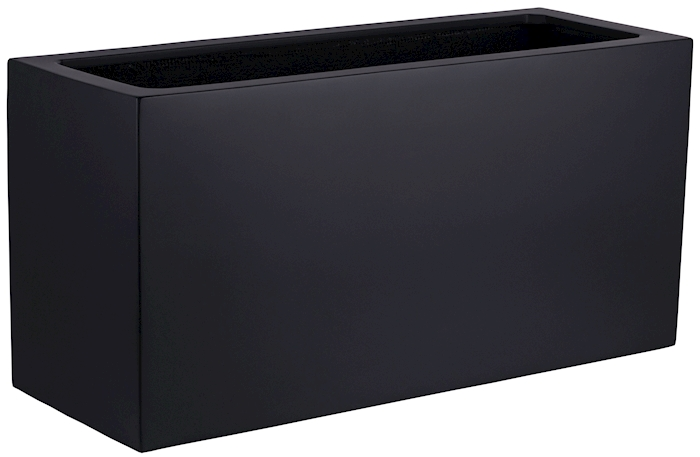 Plantenpot Indiana black Plantenbak Indiana black L100 x B40 x H50cm