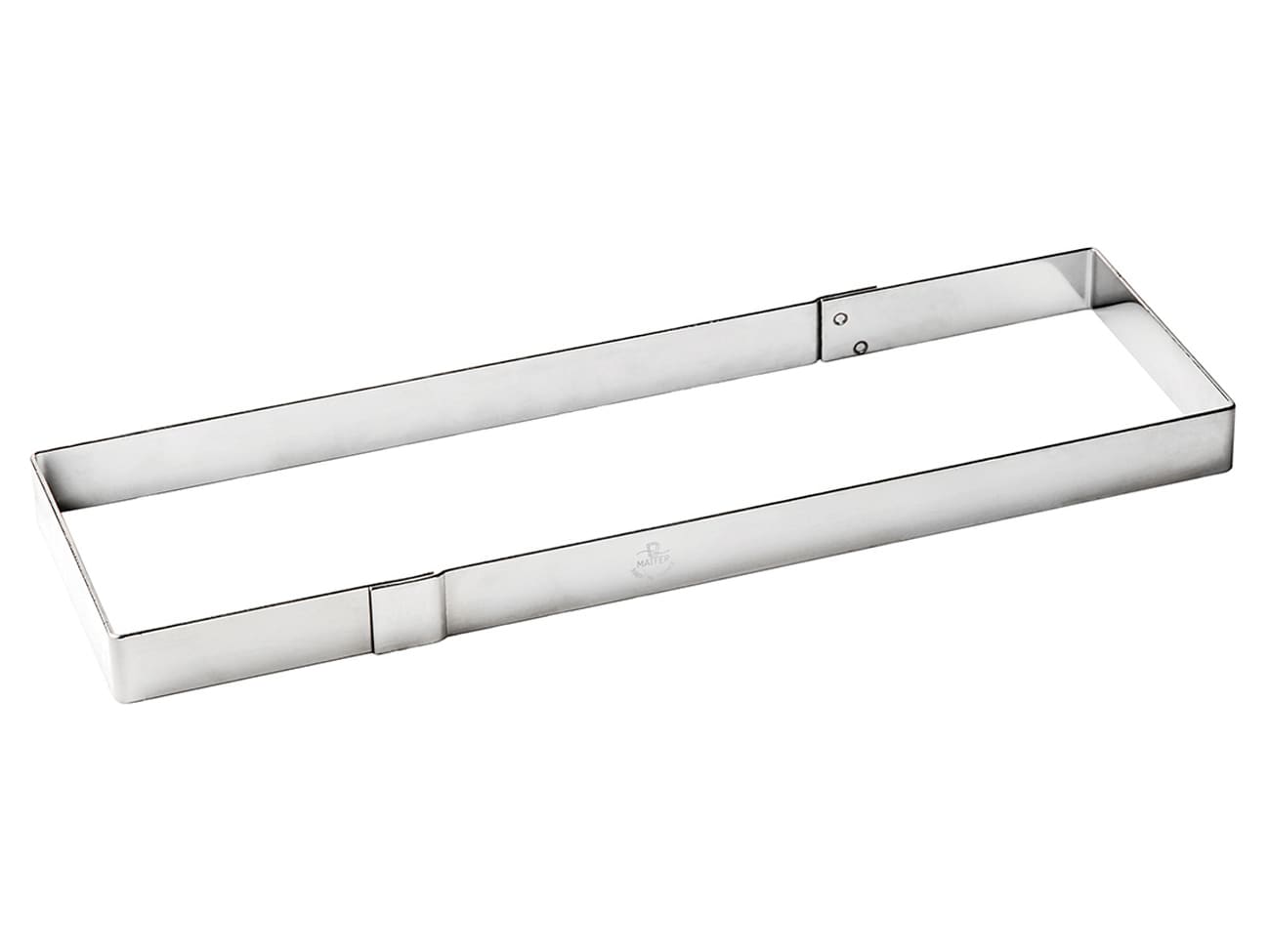 Cadre à flan inox - ht 2,5 cm - 57 x 11 cm - Matfer
