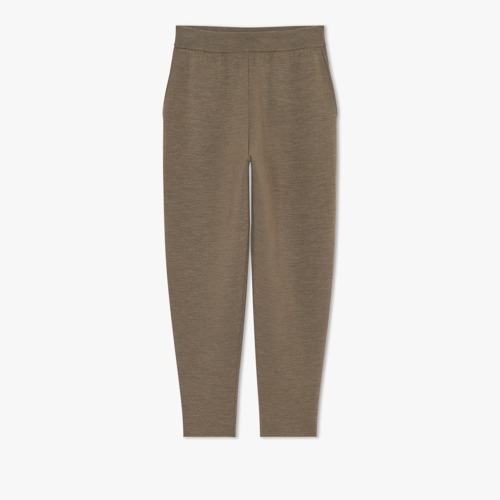Pantalon En Laine Double Face Scritto