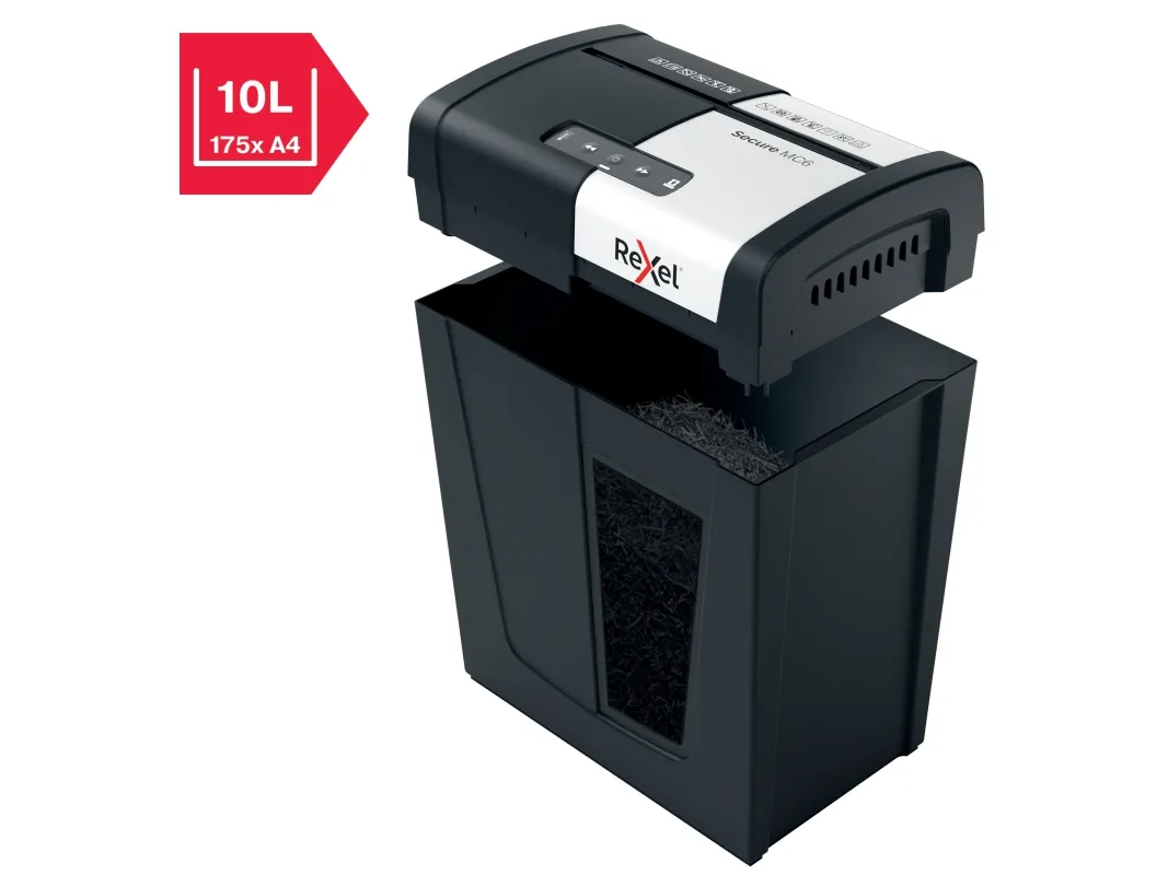 Makulator Rexel Secure MC6 mikromakulering 2x15 mm (P-5)