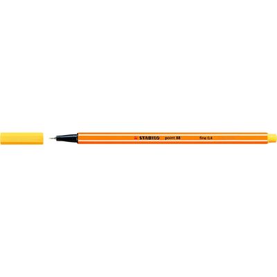 STABILO Point 88 - Feutre fin - 0.4 mm - jaune
