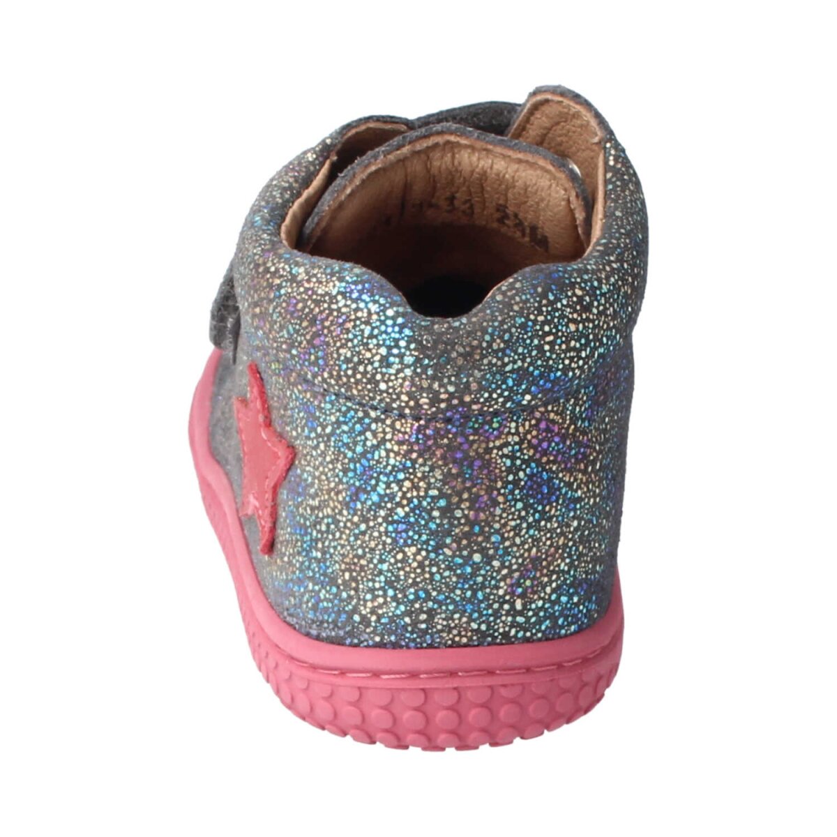 202113-3 CHAMELiiON velours leather glitter grey velcro Weite/M