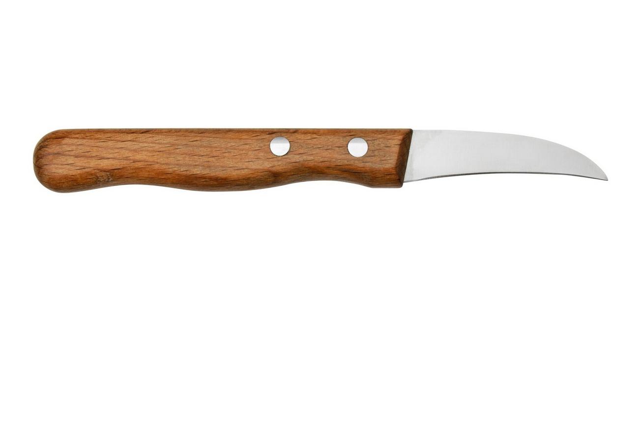 Otter Paring Knife 1011 Curved Stainless Beech, schilmes