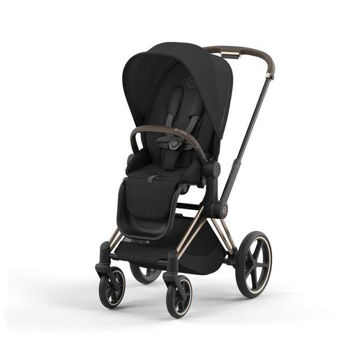 Poussette e-PRIAM Chrome Black Sepia Black 2023 - CYBEX