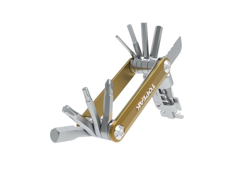 Topeak P20 Minitool mit Kettennieter, 20 Funktionen Minitool mit 20 Funktionen