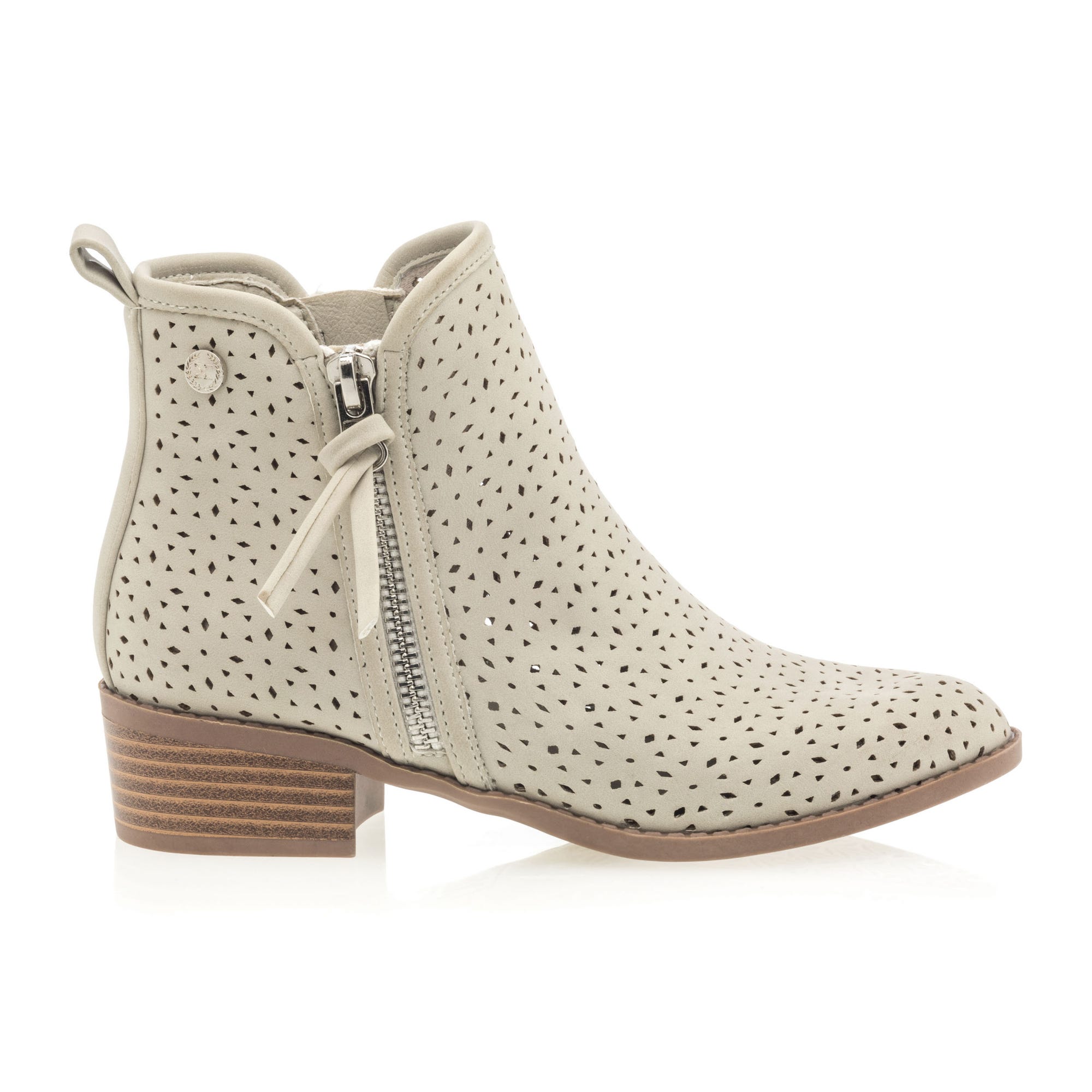 Bottines Fille beige