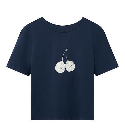 LMTD T-shirt - NlfFerry - Navy Blazer m. Kirseb?r