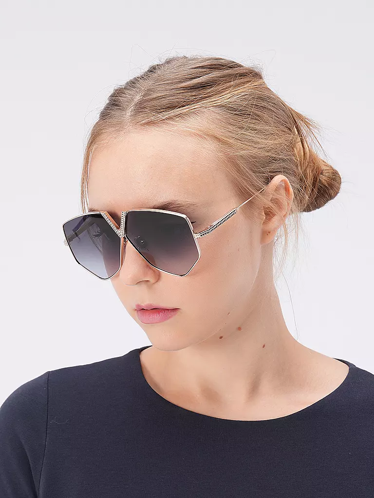 VALENTINO Sonnenbrille V-HEXAGON/64 gold