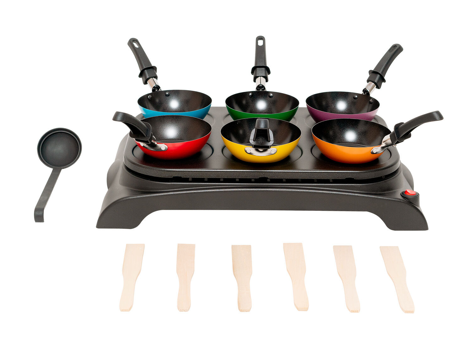 Ohmex Party Wok- und Crèpe Set