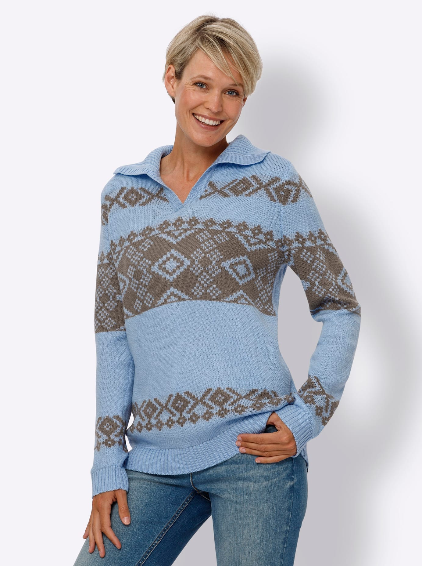 Classic Basics Norwegerpullover »Troyer«