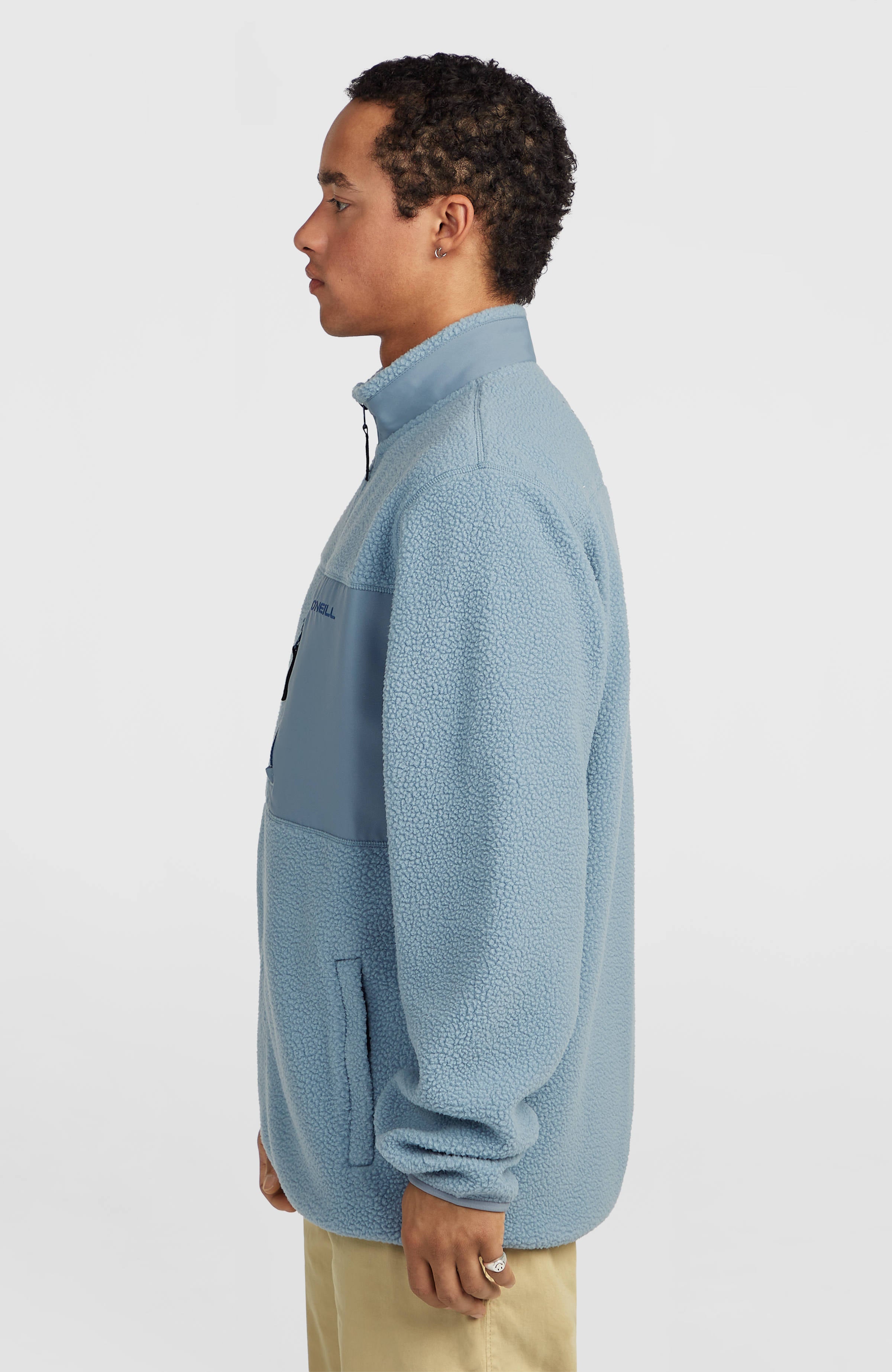 Must-Have High-Pile fleecevest met volledige rits