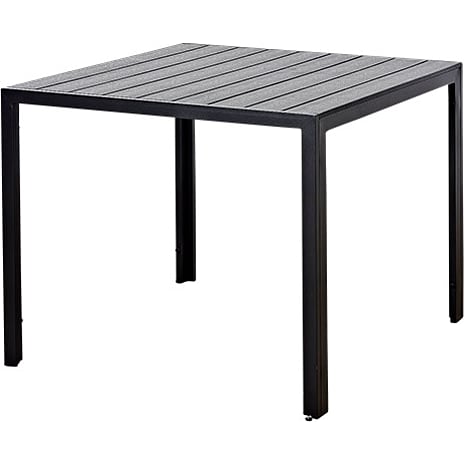 Carlton havebord 90x90 cm - sort