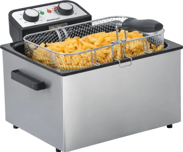 Steba DF 300 - Fritureapparat - 5 liter - 3 kW - rustfrit stål