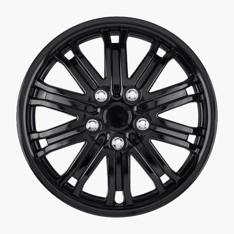 Hjulkapsler Gloss Black, 14