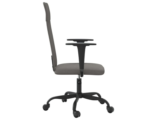 VIDAXL - Chaise de bureau gris foncé tissu