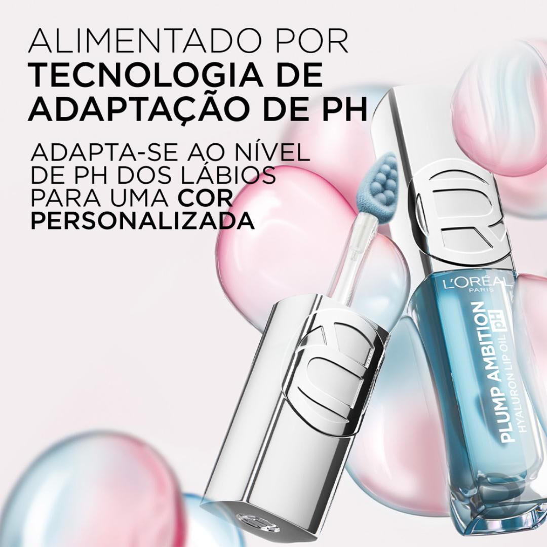 L'Oréal Paris  Plump Ambition pH Hyaluron Óleo Labial Hidratante