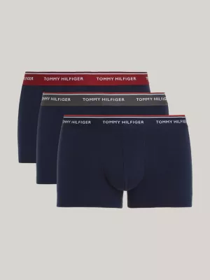 Cuecas boxer com cós com logotipo contrastante (pacote com 3)