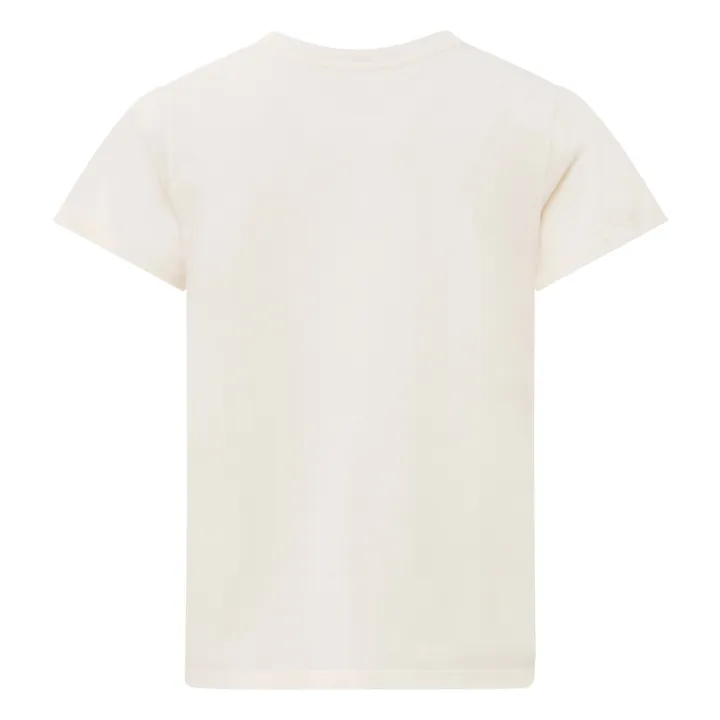 Alma Deia T-shirt Classic Imprimé Maravilla Coton Bio | Ivoire