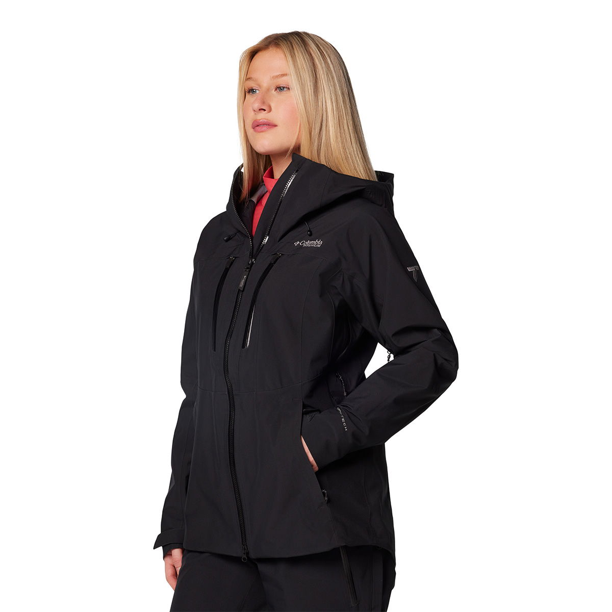 Columbia Platinum Peak II 3-lags skijakke, dame (Black)