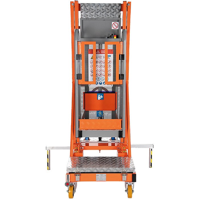 Nacelle semi-électrique aluminium hauteur de travail 5 mètres