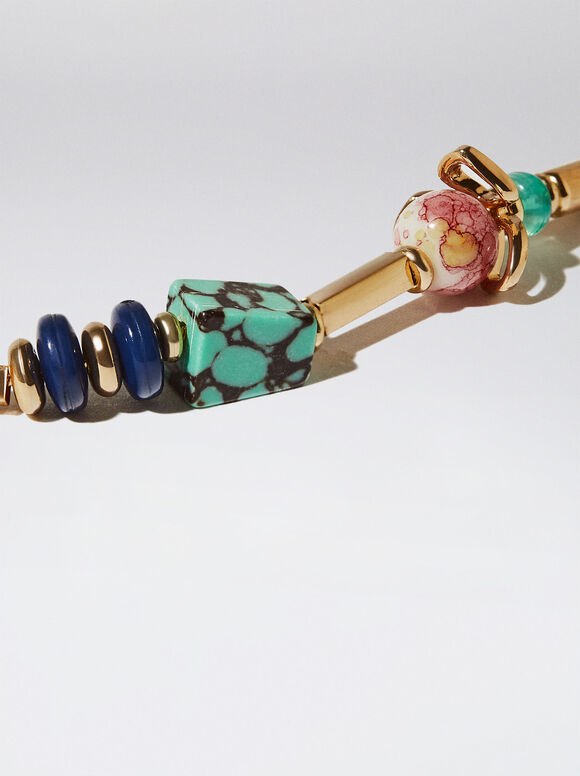 Pulseira ajustável multicolorida - Multicor