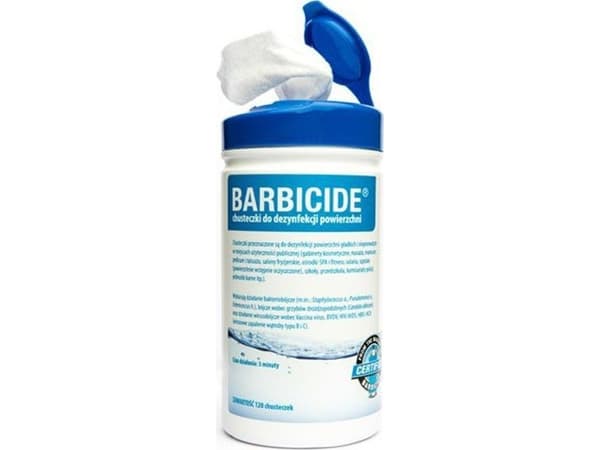 Activeshop Barbicide kluter overflatedesinfeksjonsservietter 100 stk.