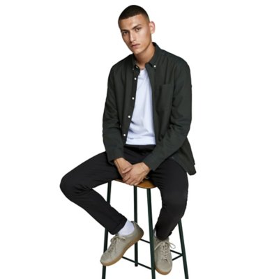 Pantalon chino homme Jjimarco Jjconnor Akm 769 Black No NOIR JACK JONES