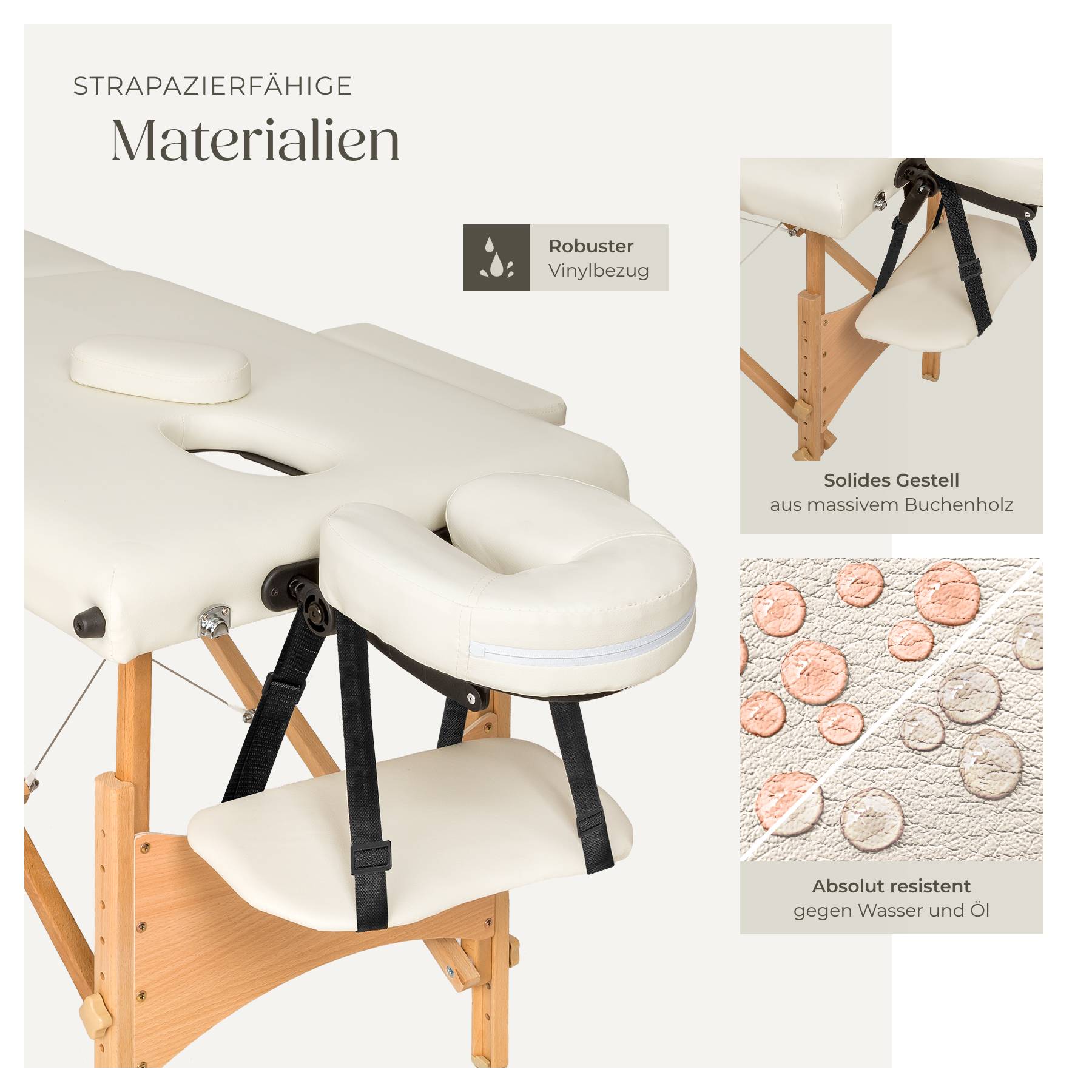 2 Zonen Massageliege-Set Freddi