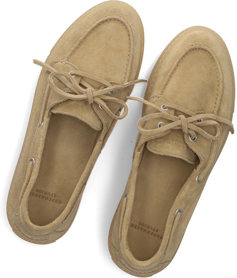 COPENHAGEN STUDIOS Loafers Dames Cph160 Maat: 42 Materiaal: Suède Kleur: Camel