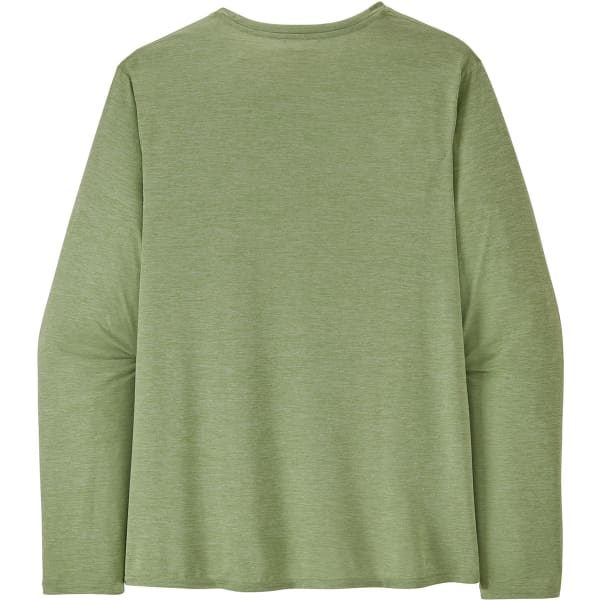 T-shirt randonnée PATAGONIA M'S L/S CAP COOL DAILY GRAPHIC SHIRT LINE LOGO RIDGE STRIPE: SALVIA GREEN X-DYE