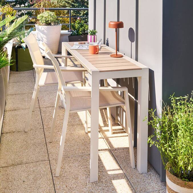 Table de jardin EVASION Beige Lin