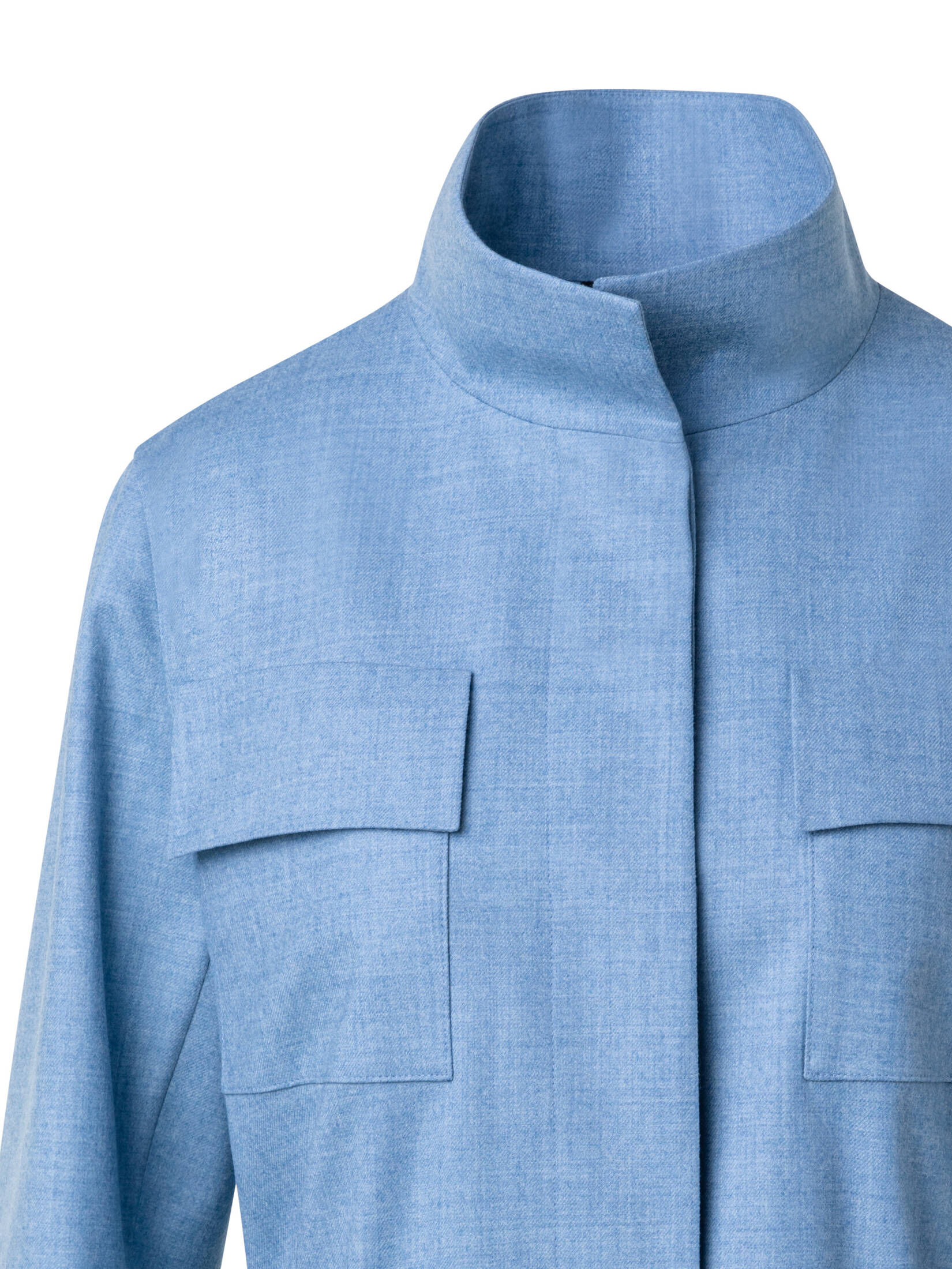 Akris| Damen Flanell-Jacke CHIANTI