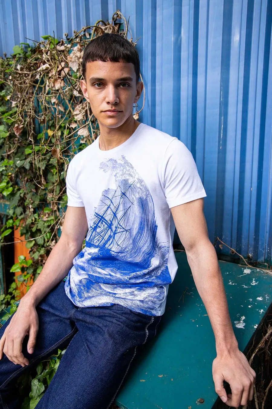 T-Shirt imprimé tempête Misericordia
