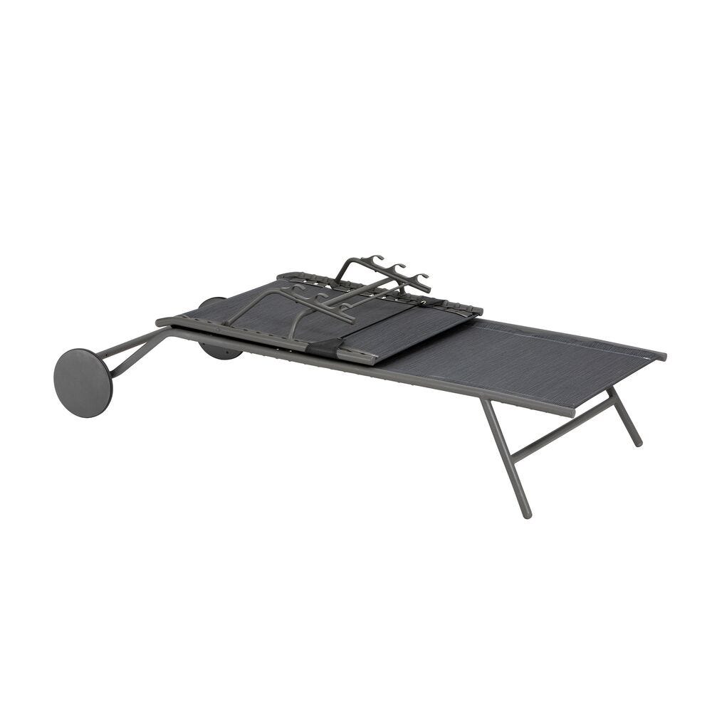 Sonnenliege Miami II Batyline® Duo Grau Obsidian