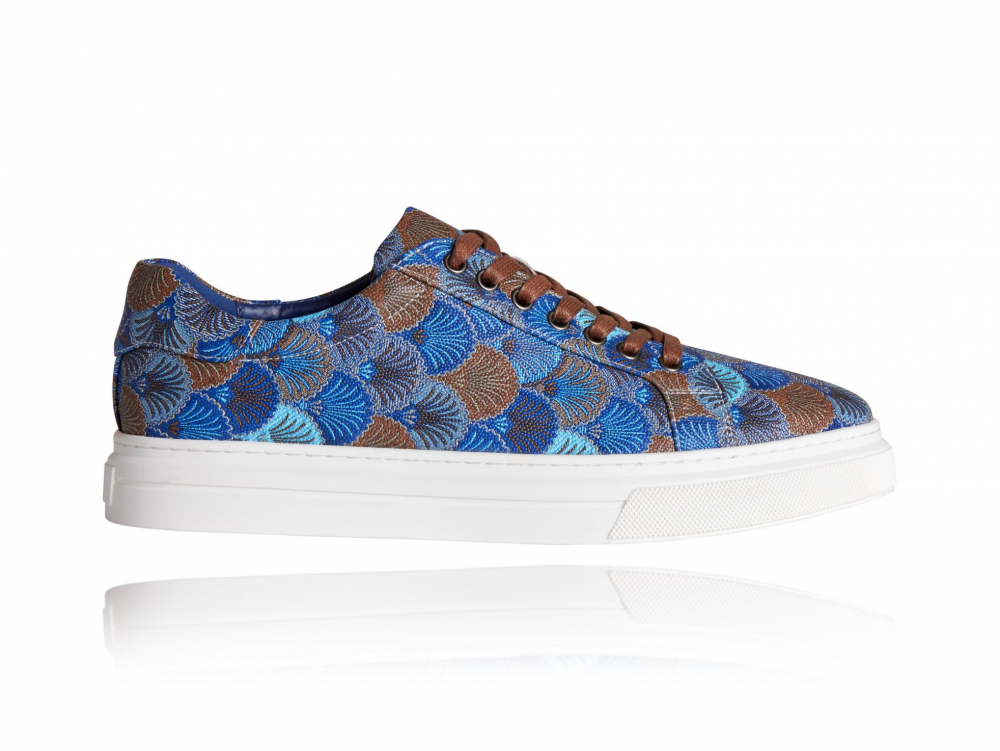 Blue Blazing Sneakers