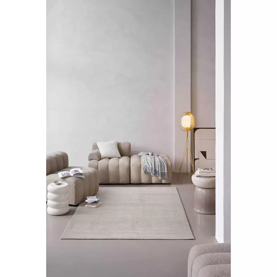 Esprit Kurzflorteppich Gil creme beige