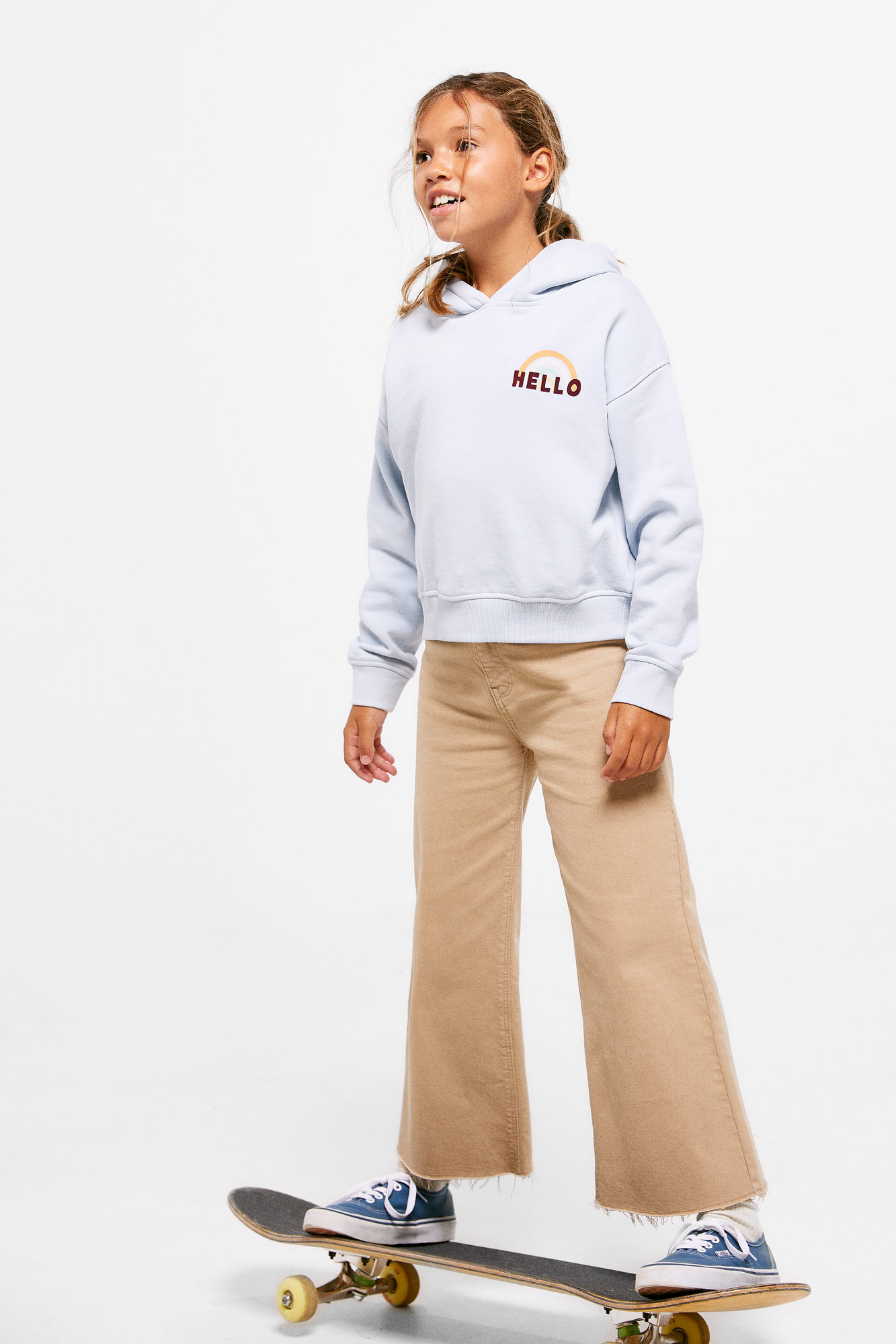 Moletom arco-íris para meninas