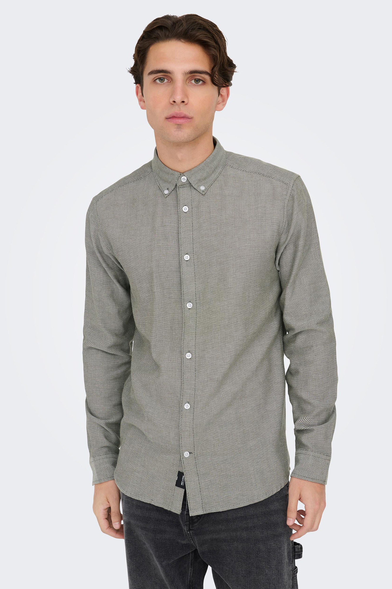 Camisa casual slim