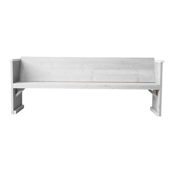 Tuinbank Radlind 206 cm wit steigerhout