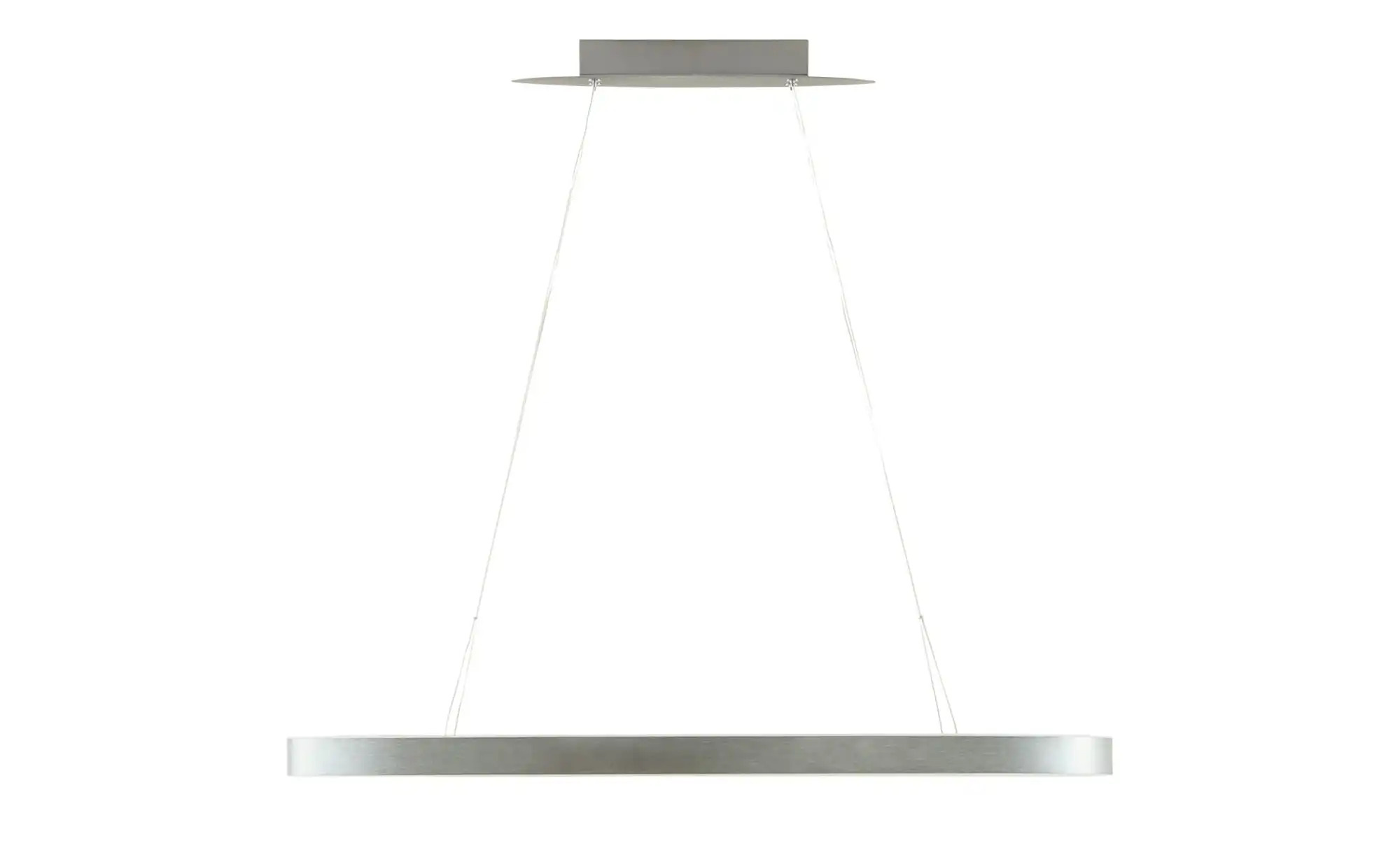 HELL-höllisch gutes Licht LED-Pendelleuchte, anthrazit/silberfarben, oval