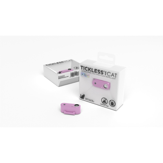 Répulsif rechargeable à ultrasons pour chat Tickless Mini Cat violet