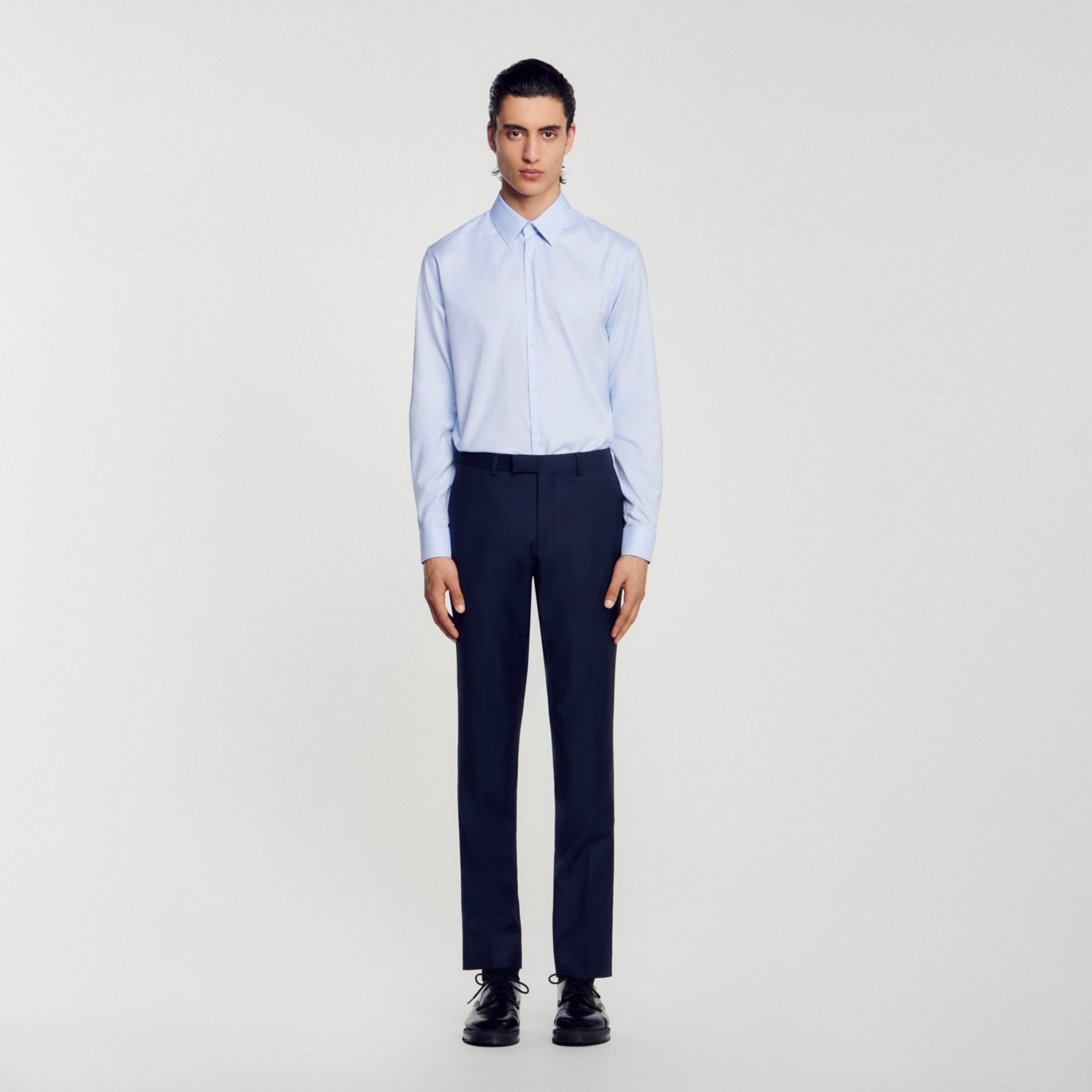 Chemise coupe classique en coton